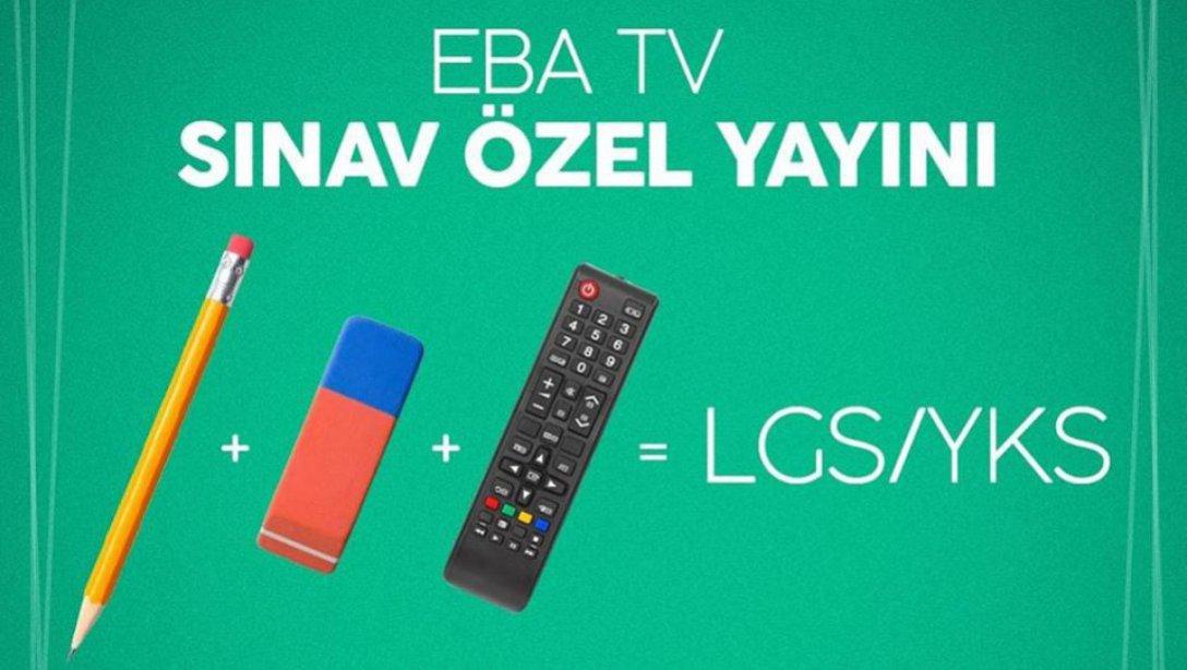 EBA TV Hafta sonu Sınav Özel Yayını