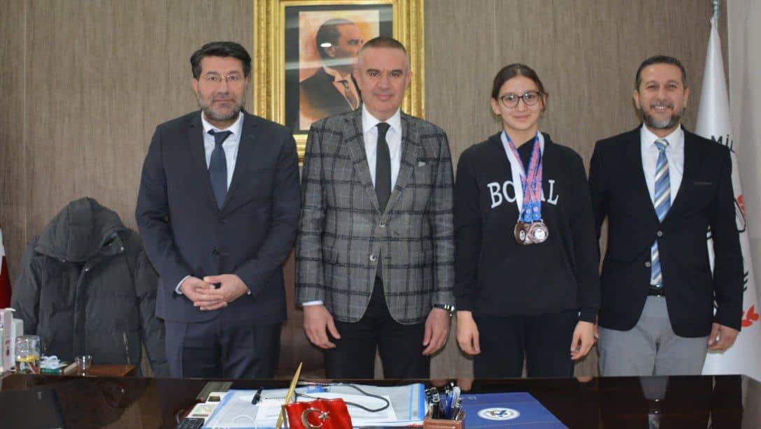 İlçemiz Cahit Zarifoğlu Anadolu Lisesi Öğrencimizin Başarısı