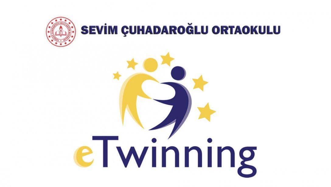 Sevim Çuhadaroğlu Ortaokulu'na e-Twinning Ödülü