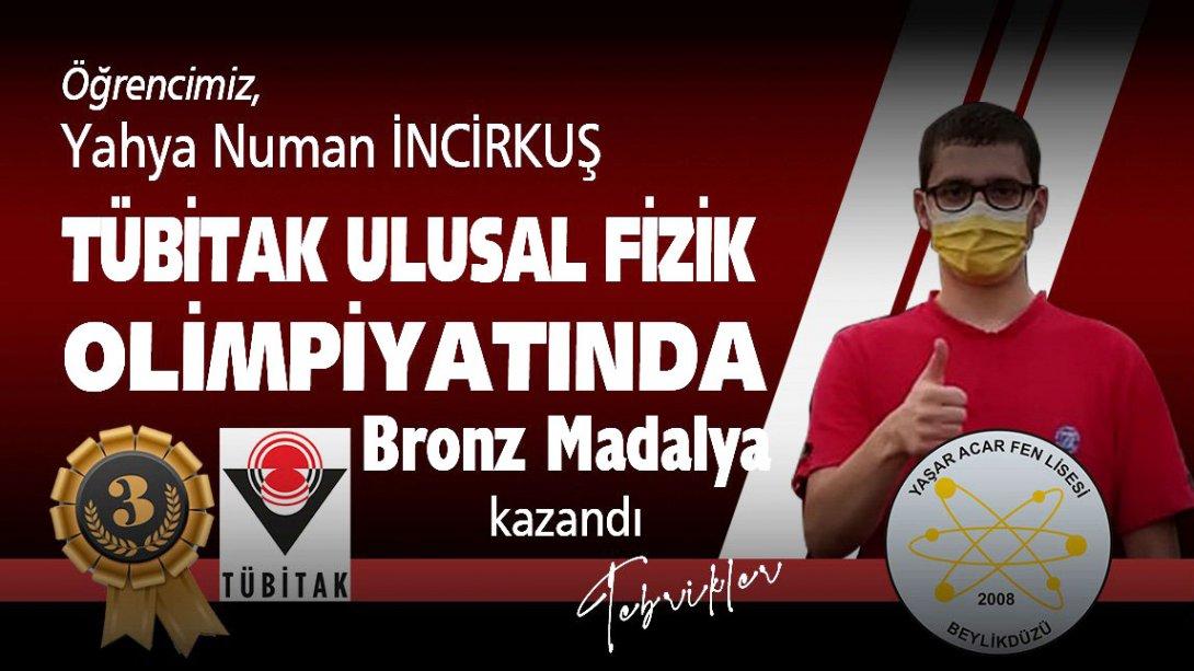 Yaşar Acar Fen Lisesi'nin TÜBİTAK Ulusal Fizik Olimpiyatı Başarısı