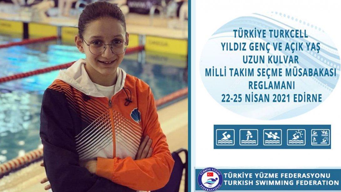 Yüzme Milli Takımı Seçmelerinde Koç Ortaokulu Öğrencimizin Türkiye Başarısı