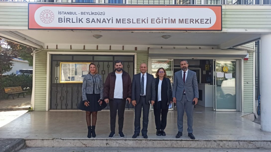 İLÇE MİLLİ EĞİTİM MÜDÜRÜMÜZ ZEKERİYA POSTACI BİRLİK SANAYİ MESLEKİ EĞİTİM MERKEZİNİ ZİYARET ETTİ