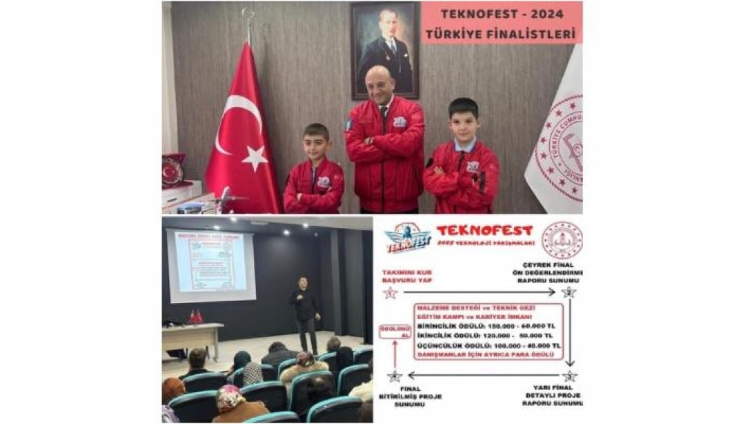  İLÇEMİZDE 2025 TEKNOFEST HEYECANI BAŞLADI